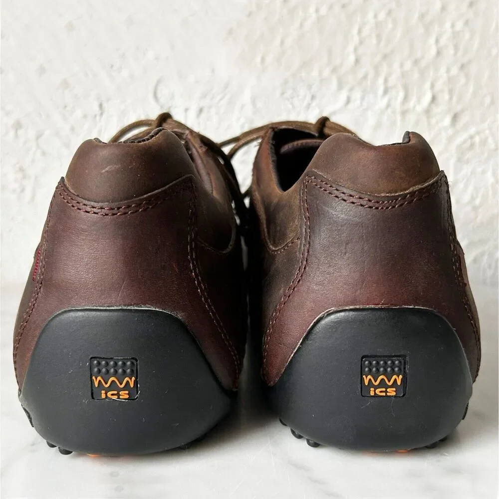 Wolverine Moccasin Toe Lace-Up Oxfords Men's 7.5 EW Brown Leather Shoes